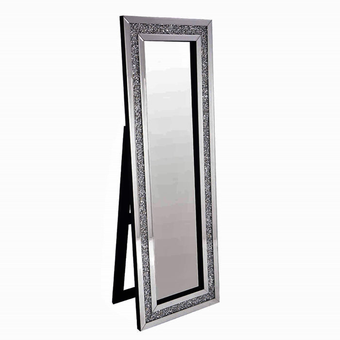 Crushed Glass Cheval Mirror