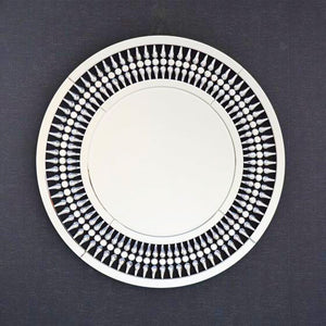 Crystal Round Wall Mirror