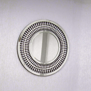 Crystal Round Wall Mirror