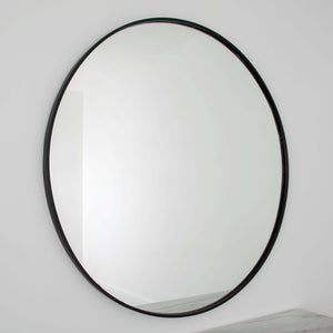 Manhattan Round Mirror - Black