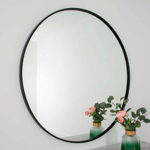 Manhattan Round Mirror - Black