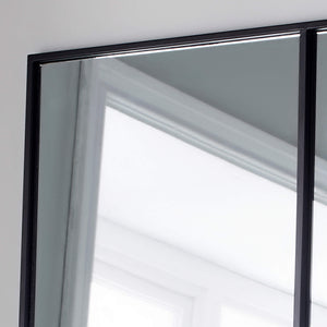 Manhattan Window Mirror - Black